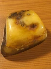 NATURAL OLD ANTIQUE BALTIC AMBER stone 27.2 gr