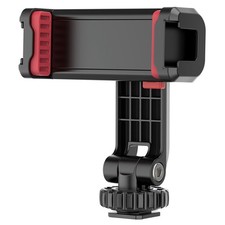 Camera Phone Tripod Mount with Cold Shoe Mount Smartphone Clip Adapter