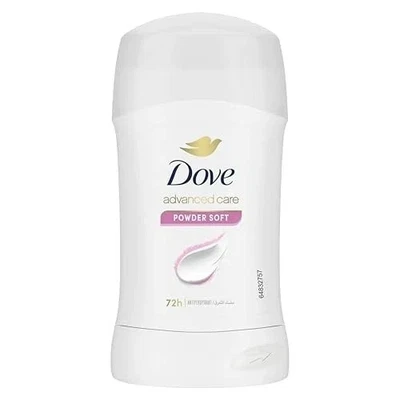 Dove Powder Soft Antiperspirant Deodorant Stick Women 40ml free shipping - Image 1 of 4