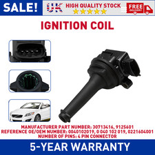 For Volvo Pencil Ignition Coil Pack Fits C70 S60 S70 S80 V70 XC70 XC90 30713416