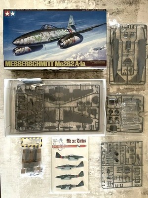 Tamiya 1/48 Me262 A-1A w/cutting edge resin & eagle decals kit #61087