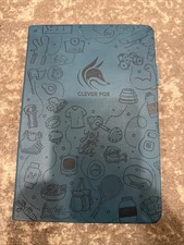 Clever Fox Food Journal Daily Food Diary Meal Planner Tracker NEW Turquoise