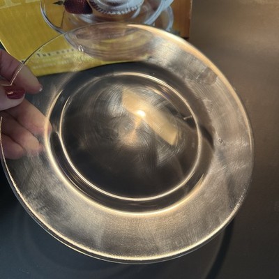 9 Luminarc France Clear Glass Dessert Plates 7.25'' Tempered Break Resistant