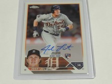 🔥 Josh Lester 🔥 2023 Topps Chrome #RA-JL Rookie Auto Detroit Tigers Orioles 🔥