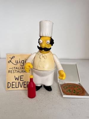 PLAYMATES INTERACTIVE THE SIMPSONS SERIE 14 LUIGI SPIELZEUG ACTIONFIGUR WOS