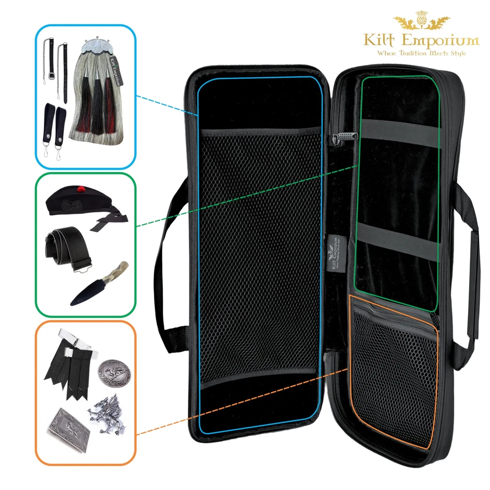 Kilt Emporium Sporran Bag for Kilt and Bagpipe Accessories - Imagem 4 de 4