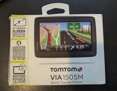 TomTom VIA 1505M World Traveler Edition GPS Navigator with Lifetime Maps