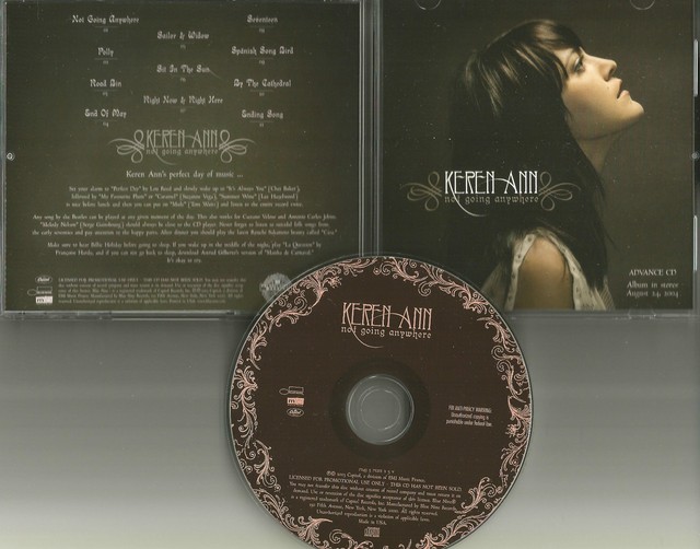 KEREN ANN Not Going Anywhere ULTRA RARE ADVNCE PROMO DJ CD Single USA 