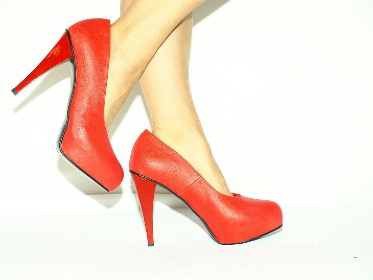 Zapatos De Tacón Alto, Cuero Producido En Polonia, Tacones 13CM Talla 36-47