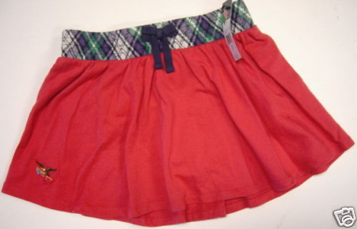 NWT RL AMERICAN LIVING SALMON & MADRAS SCOOTER SKIRT XL - Picture 1 of 1