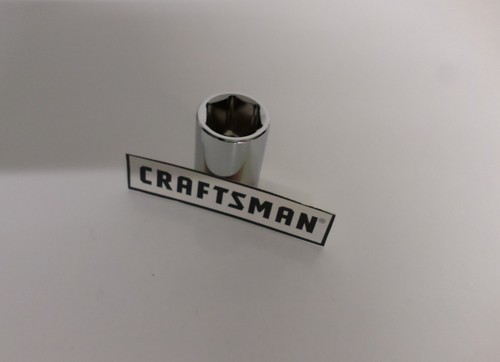 NEW Craftsman 3/8" 9 pc Socket Set, 10-18mm Metric 6pt, Standard/Shallow, Chrome - Picture 2 of 2