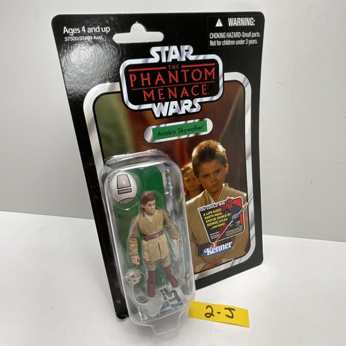 Star Wars ANAKIN SKYWALKER Phantom Menace #VC80 Colección Vintage Hasbro 2012 - Imagen 13 de 13