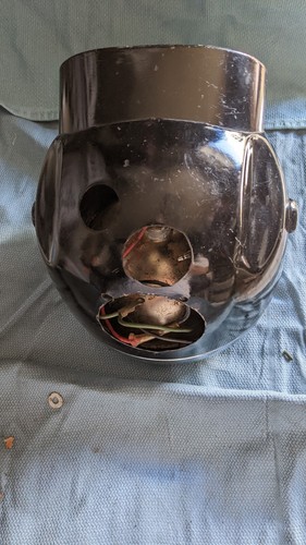HONDA CB77 305 SUPER HAWK HEADLIGHT BUCKET GAUGE MOUNT W SWITCH WORKS - Picture 9 of 10