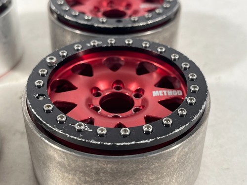Discontinued 4x Used Vanquish 2.2" Method 101 V1 Wide, w/ Rings, See Images - Picture 6 of 24