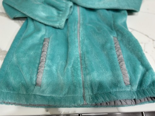 Members Mark Cuddly Cozy Girls Size 8 Fleece Jacket Full Zip Hooded Pockets C23 - Picture 5 of 10