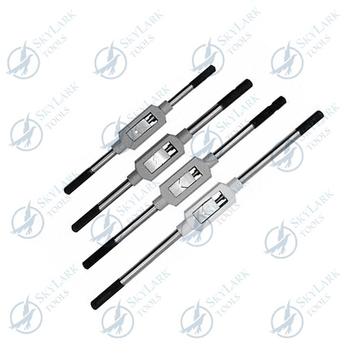 4-teiliges Set gerader Griff Gewindebohrer Schraubenschlüssel Gewindebohrer Griff Kapazität 1/16 Zoll bis 1 Zoll (M2-M25) - Bild 3 von 4