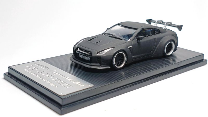 NISSAN GT-R (R35) LB - matte black - MyModelCollect 1:64 | eBay UK