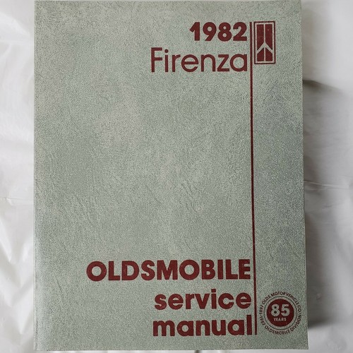 GM Oldsmobile Olds Firenza 1982 fabricante de equipos originales taller de servicio reparación conjunto manual y suplemento - Imagen 5 de 6