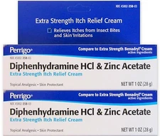 Perrigo Diphenhydramine 2% Extra Strength Itch Relief Cream 1oz  ( 2 pack ) __