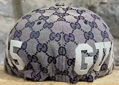 GUCCI 'GG Logo 25 Patch Jacquard' Cotton Canvas Baseball Cap GUCCI 'GG Logo 25 Patch Jacquard' Cotton Canvas Baseball Cap
