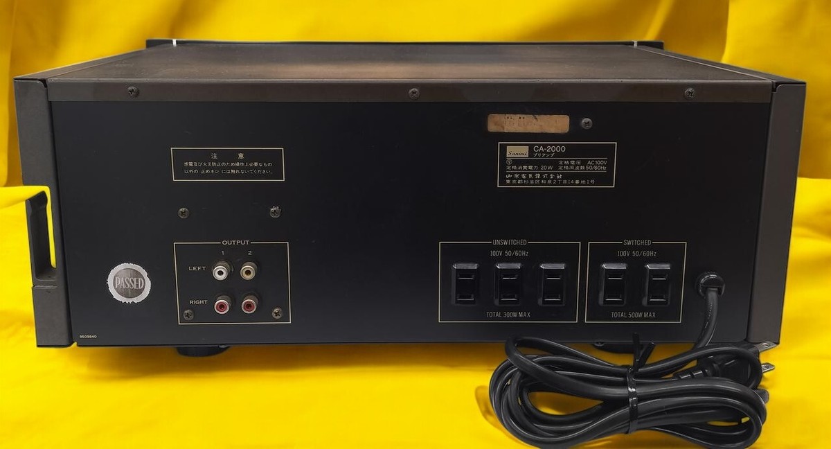 Sansui CA-2000 Stereo Preamp Working 200W Separate amplifier