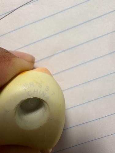 Hamtaro Pencil Topper 2000's Ham Ham Cleaning His Face Mini Figurine Vintage 1" - Picture 5 of 6