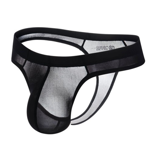 Hombres Cosa Sexy Ropa Interior Seda Hielo Tanga Calzoncillos Bragas Calzoncillos Translúcidos - Imagen 15 de 23