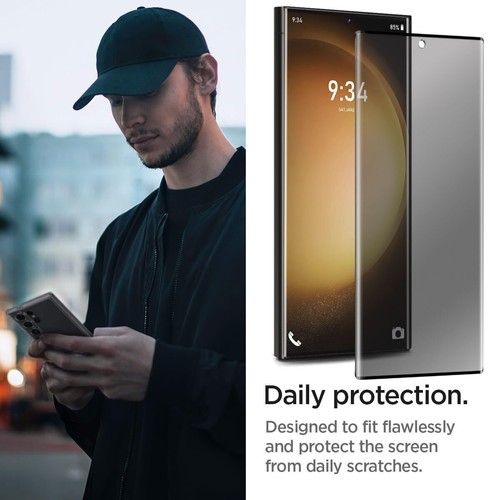 Protector de pantalla de privacidad de vidrio templado para Samsung Galaxy S23 Ultra S23 Plus FE - Imagen 9 de 17
