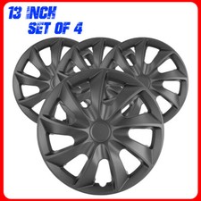 13 Inch 4pcs Wheel Covers Full Rim Snap On Hubcaps Pickup For R13 Tire Steel