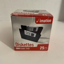 GENUINE Imation 2HD IBM Diskettes 17 In Box 1.44MB New