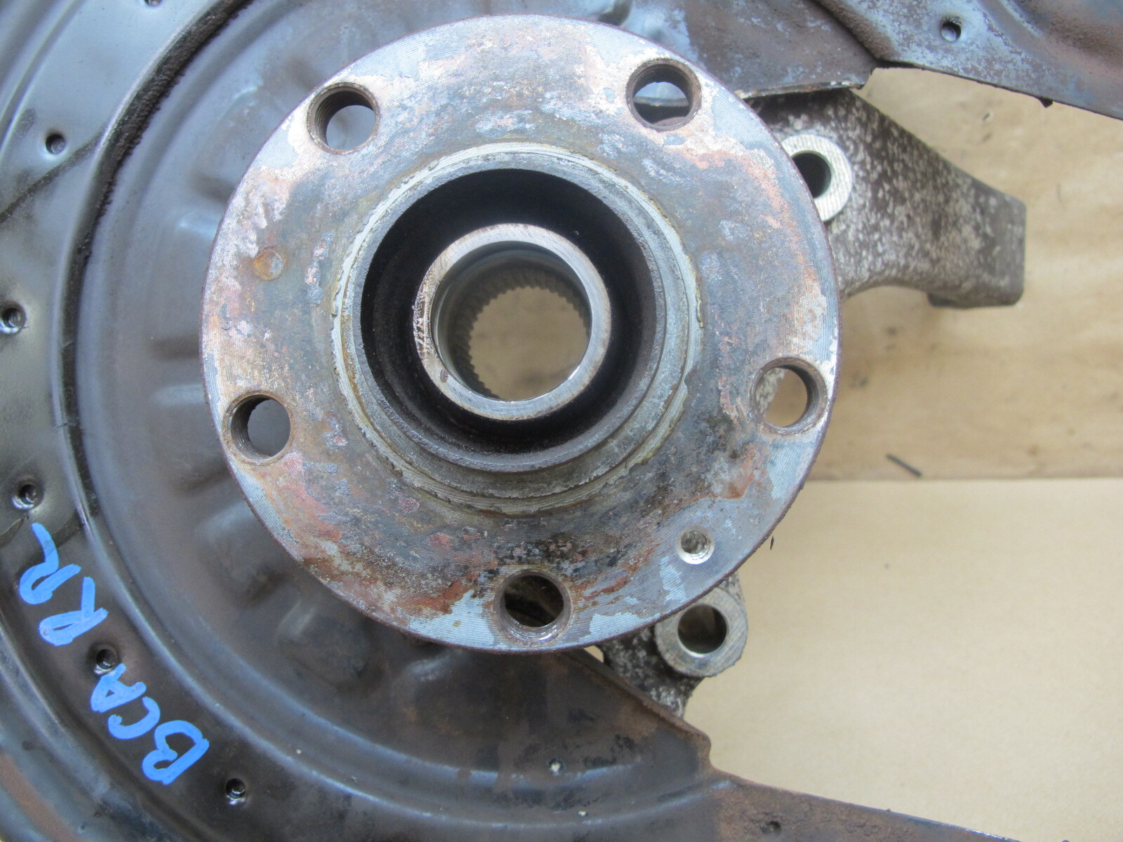 03-10 BENTLEY CONTINENTAL REAR RIGHT SPINDLE KNUCKLE WHEEL HUB BEARING