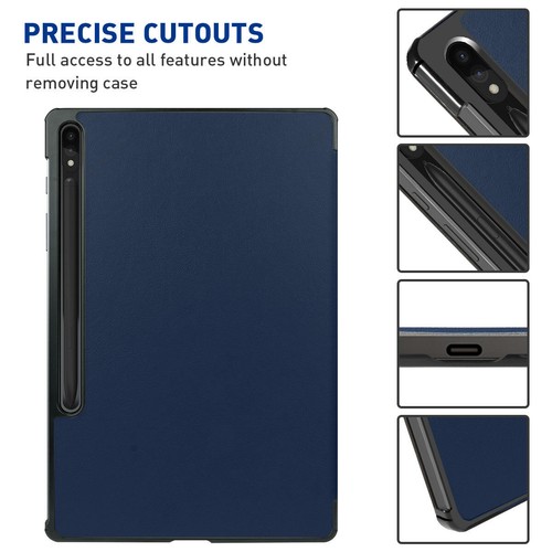 Funda inteligente con soporte de cuero para tablet Samsung Galaxy Tab S8+/S7 FE/S7+ 12,4" - Imagen 8 de 18
