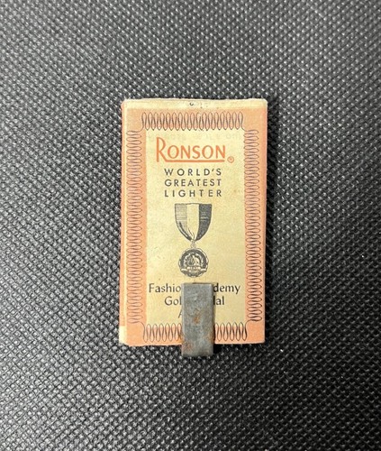 Vintage Ronson Standard Petrol Lighter With Case & Original Box - Picture 7 of 9