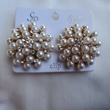 Earrings Clip On Fashion Jewelry Pearl Rhinestone Women Elegant Special occasion