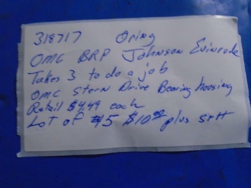 318717 Lot of 5 O-Rings Evinrude/Johnson - Picture 9 of 10