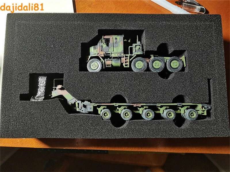 1:72 US Army Oshkosh M1070 Heavy Transport Vehicle Model Military Toys Finished - Image 4 of 4