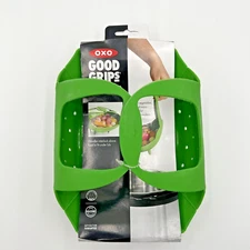 OXO Good Grips Silicone Pressure Cooker Steamer Basket Green BPA Free NEW