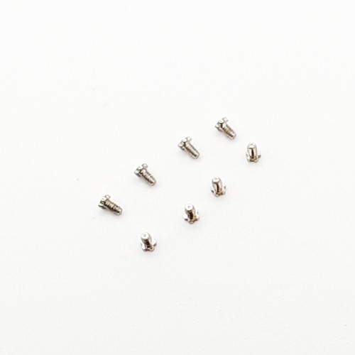 8 PIEZAS Reloj Tornillo Plateado 5 Estrellas para Movimiento Richard Mille RM011 RM50-03/01 - Imagen 2 de 8