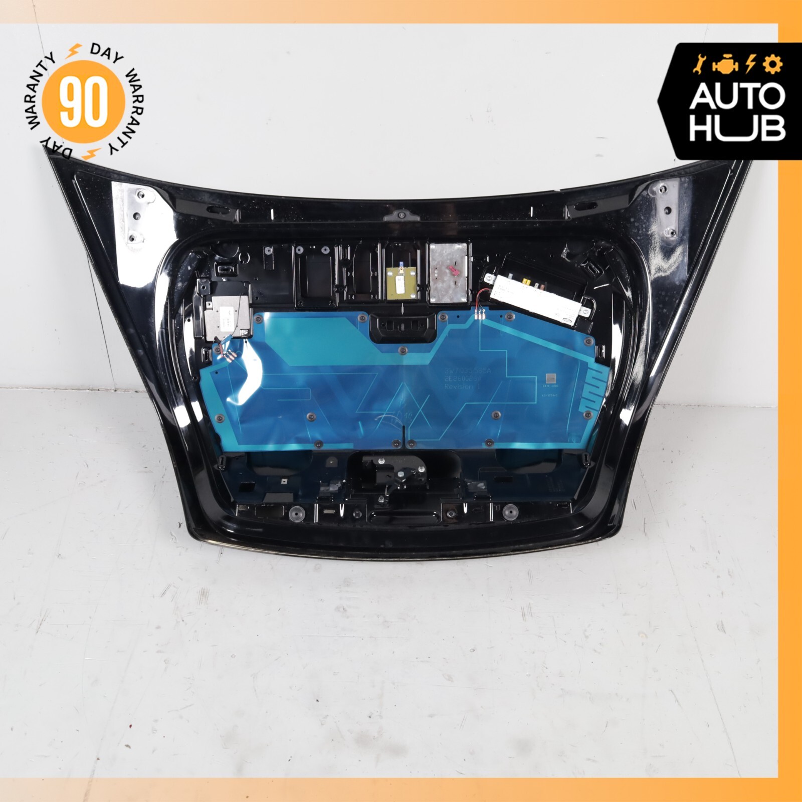 07-11 Bentley Continental GTC Convertible Trunk Lid Panel Assembly Black OEM 62k