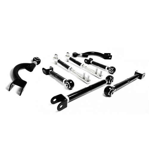 For Nissan 240sx S14 Adjustable Front Tension Rod Rear Camber Toe Traction Arms - Picture 2 of 13