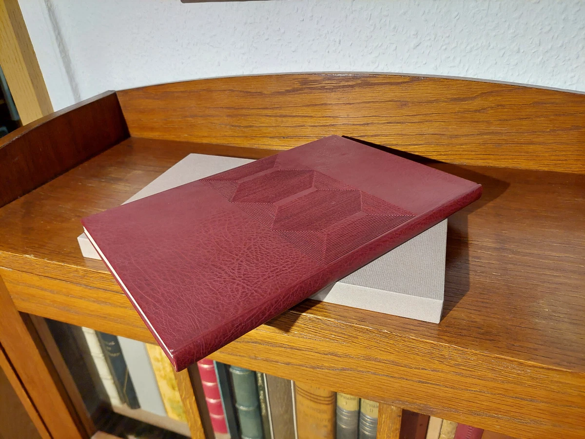 HÖLDERLIN EMPEDOKLES Bibliophile Luxusausgabe LEDER HANDEINBAND Meistereinband
