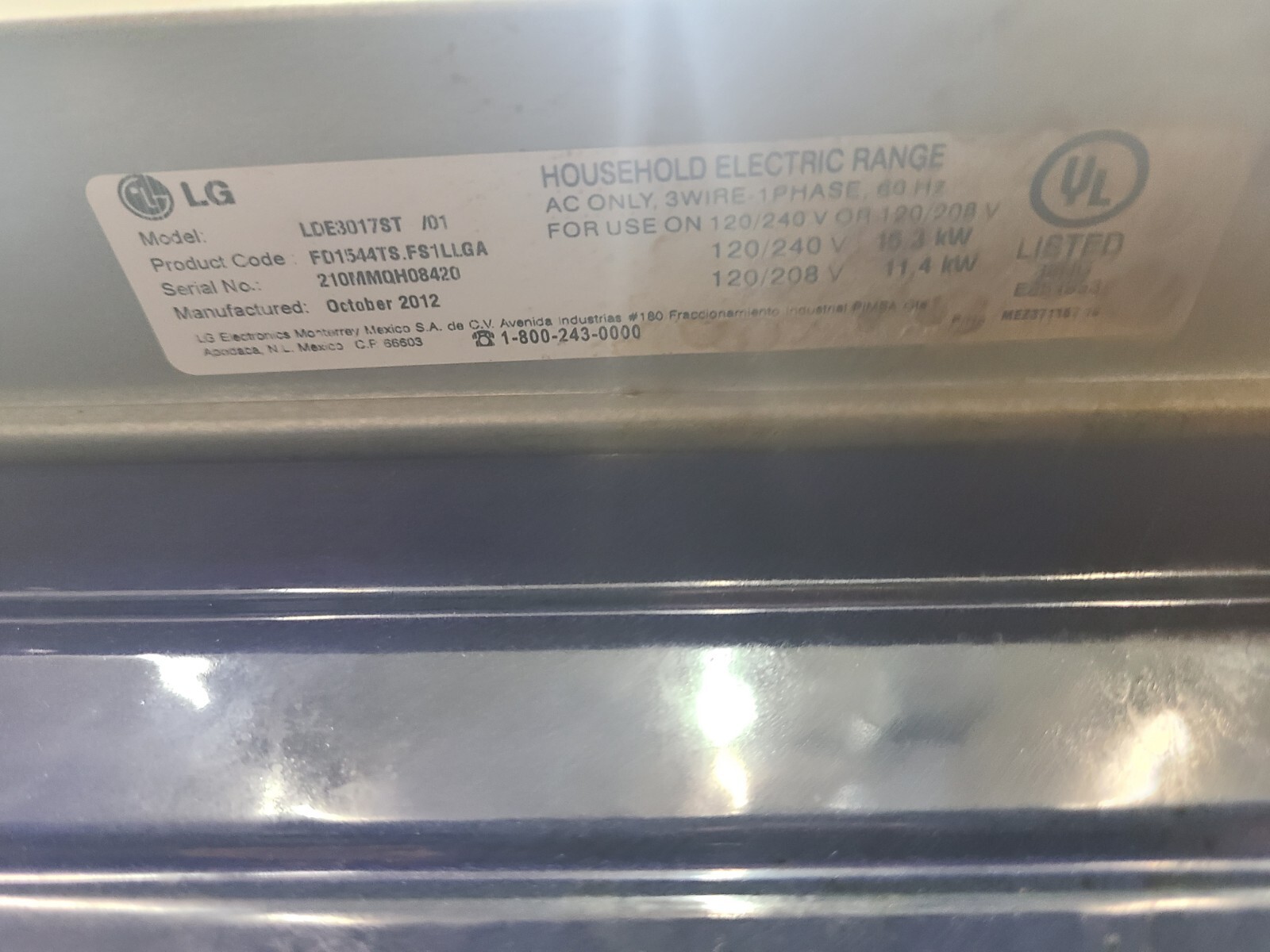 Genuine LG Range Oven, Relay Board EBR64624601 eBay