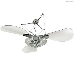 Quorum Jellyfish Light Indoor 58 Ceiling Fan Polished Chrome