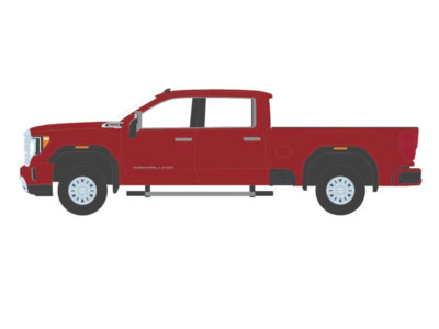 2022 GMC Sierra 2500 Denali - Red 1:64 Scale Model - Karson