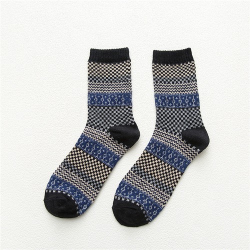 5 Pairs Men spring Warm Thick Wool Mixture Angora Cashmere Casual Dress Socks UK - Picture 6 of 9