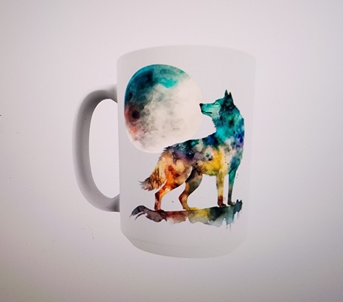 11 oz Wolf Mug