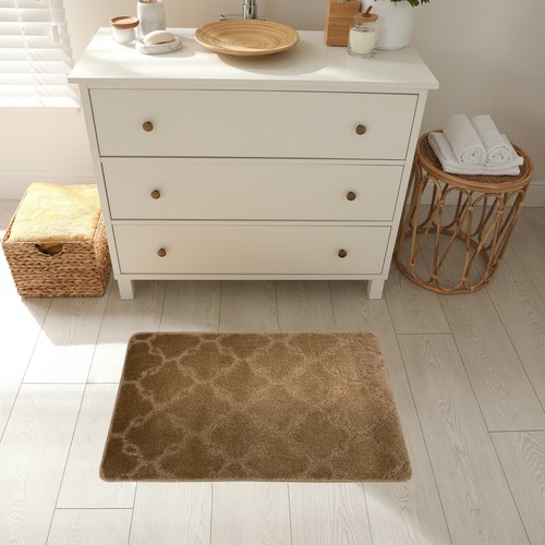 Machine Washable Bath/Kitchen Mat Trellis Design image