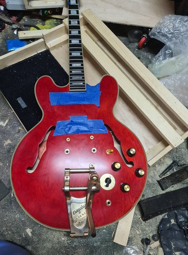 Epiphone by Gibson - 1959 ES-355 Cherry Red BODY ONLY - ROAD WORN RELIC PROJECT