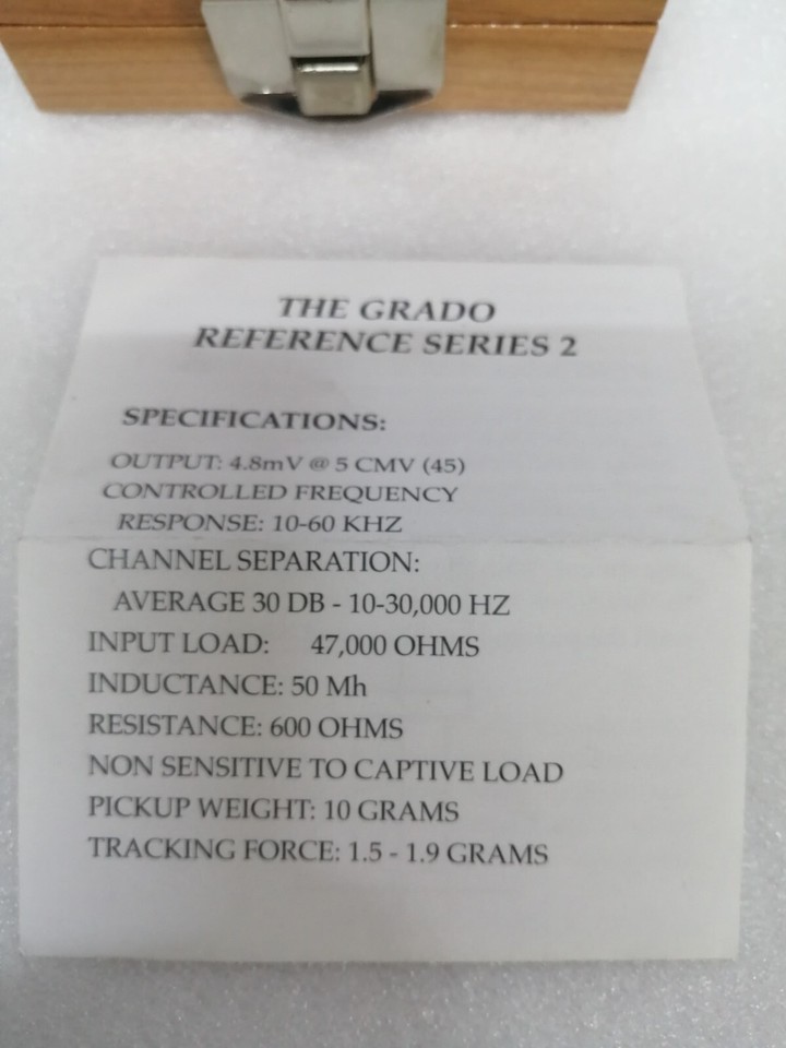 Cartouches de la série Statement de Grado Platinum2
