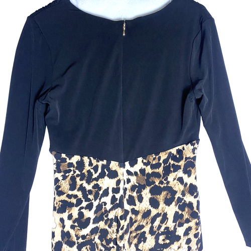 NWT Thalia Sodi Women's Animal Print Faux Size Medium Zip Sleeves - Picture 6 of 10
